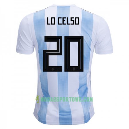 Koszulka Argentyna Lo Celso 20 Mistrzostwa Świata 2018 Domowe Stroje Piłkarskie